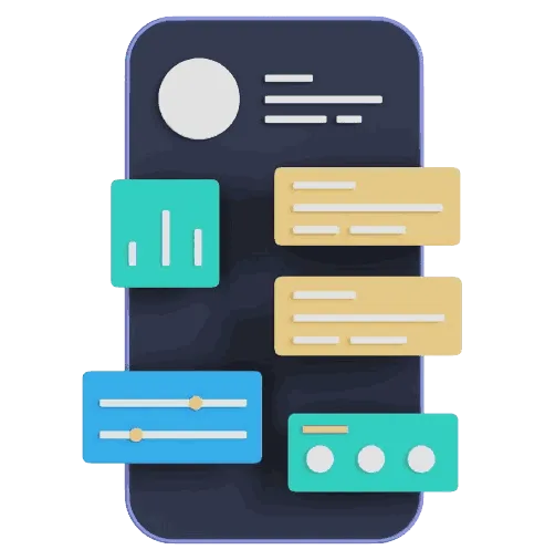 Mobile app screen