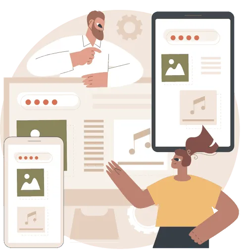 Mobile app screen