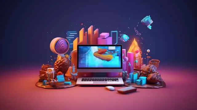 Web developer working